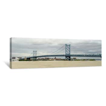Image of Benjamin Franklin Bridge, Philadelphia, Pennsylvania, USA Canvas Print
