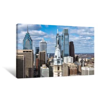 Image of Philadelphia City Skyline Canvas Print
