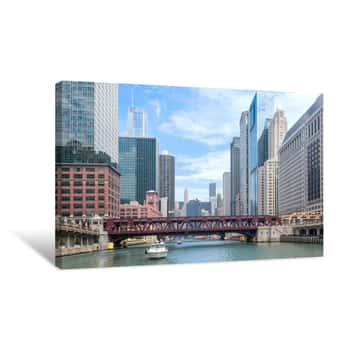 Image of Chicago Boat Tour Canvas Print