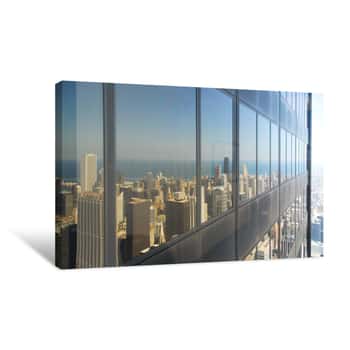 Image of Chicago Skyline View Canvas Print