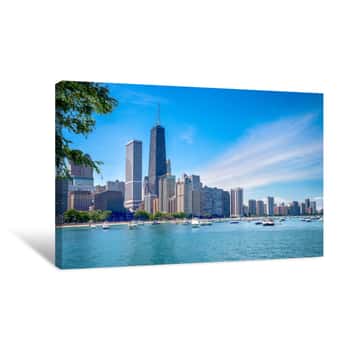 Image of Chicago Downtown Skyline Canvas Print