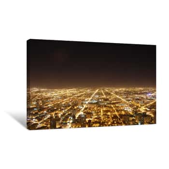 Image of Lights Of The Night Canvas Print