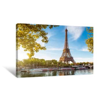 Image of Tour Eiffel Paris France Canvas Print