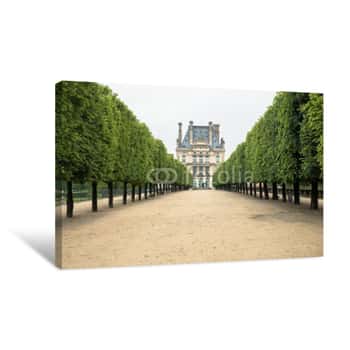 Image of Tuileries Garden Canvas Print