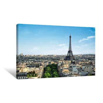 Image of Tour Eiffel Paris France Canvas Print