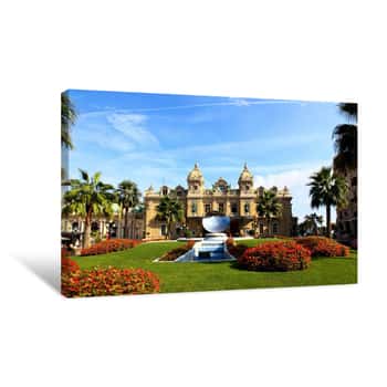 Image of The Grand Casino Monte Carlo Canvas Print