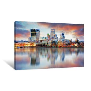 Image of London Skyline Canvas Print