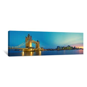 Image of Tower Bridge And Southwark Canvas Print