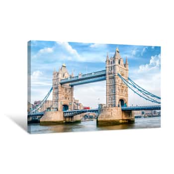 Image of London Tower Bridge Am Tag Canvas Print