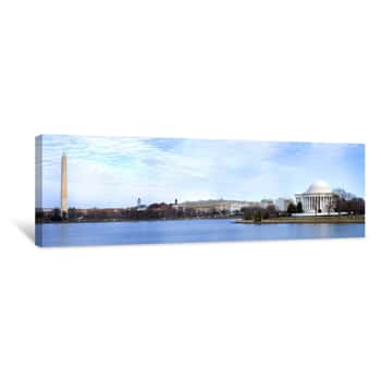 Image of Washington DC Panoramic Canvas Print