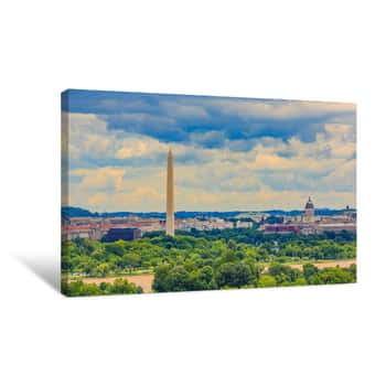 Image of Washington DC Cityscape Canvas Print