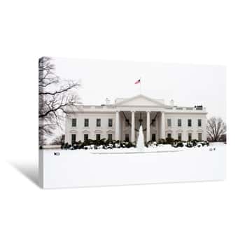 Image of The White House - Canvas Print