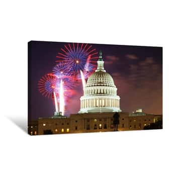 Image of United States Capitol Building Canvas Print