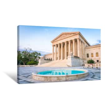 Image of United States Supreme Court Building Canvas Print
