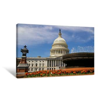 Image of US Capitol Canvas Print