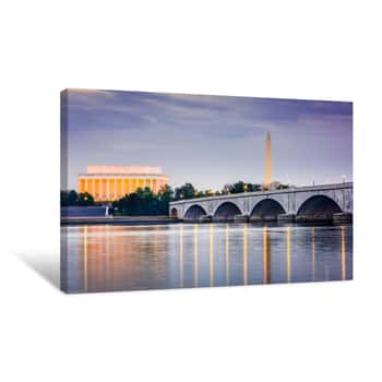 Image of Washington DC Skyline Canvas Print