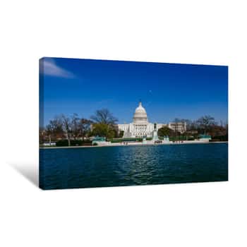 Image of US Capitol Building Canvas Print