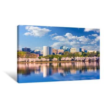 Image of Washington DC In Spring Canvas Print
