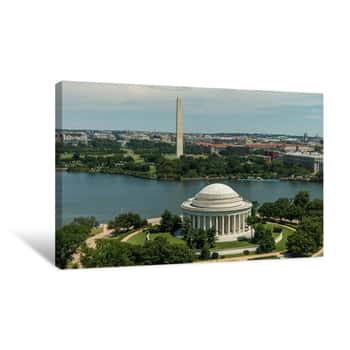 Image of Jefferson Memorial, Washington DC Canvas Print