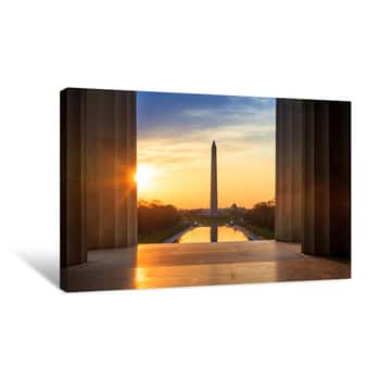 Image of Washington Monument Canvas Print