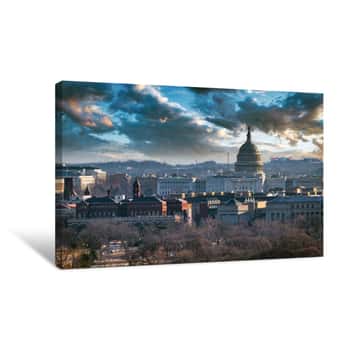 Image of Morning In The District Canvas Print