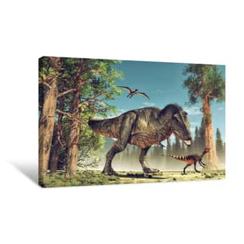 Image of Dinosaur Canvas Print
