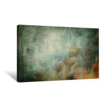 Image of Abstract Painting Background Or Texture Canvas Print