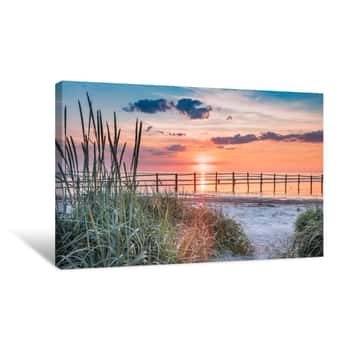Image of Urlaub Sunset Canvas Print