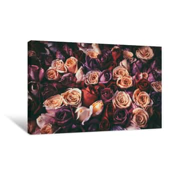 Image of Romantic Roses Canvas Print