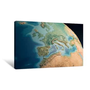 Image of Europe View Canvas Print