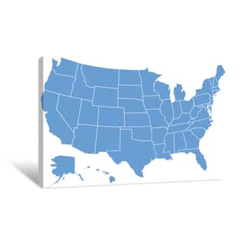 Image of United States Of America Canvas Print