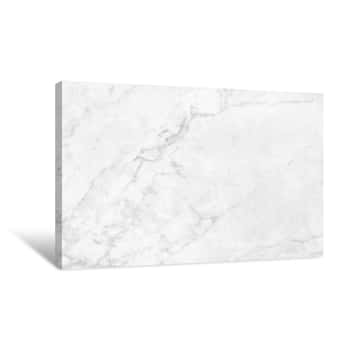 Image of White Background Marble Wall Texture Canvas Print