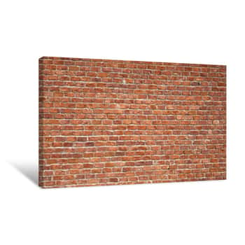 Image of Brick Wall Background Canvas Print