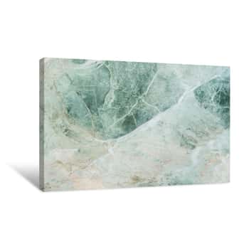 Image of Closeup Surface Abstract Marble Pattern At The Marble Stone Floor Texture Background Canvas Print