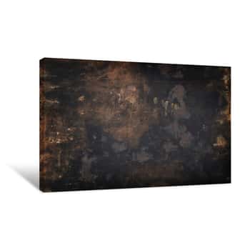 Image of Grunge Dirty Metal Background Or Texture Canvas Print