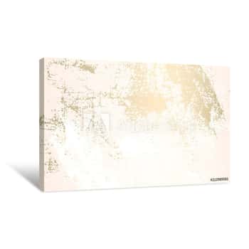 Image of Abstract Marble Trendy Texture In Pastel And Gold Colors   Trendy Chic Background Made In Vector For Wallpaper, Canvas, Wedding, Business Cards, Advertising, Wrapping Paper, Trendy Invitations Canvas Print