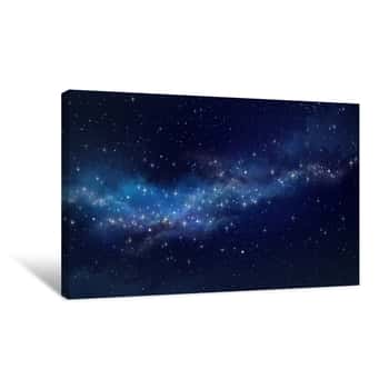 Image of Star Field In Outer Space Canvas Print