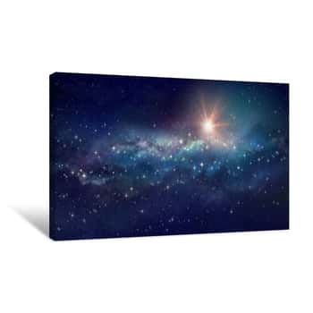 Image of Deep Space Background Canvas Print