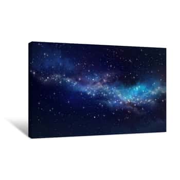 Image of Star Field In Deep Space Canvas Print