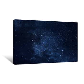 Image of Space Background Canvas Print