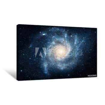 Image of Spiral Galaxy Elements Of This Image Furnished By NASA Canvas Print