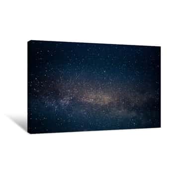 Image of Galaxy Stars Night Sky Canvas Print