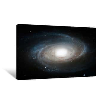 Image of Bode\'s Galaxy, M81, Spiral Galaxy In The Constellation Ursa Major Canvas Print