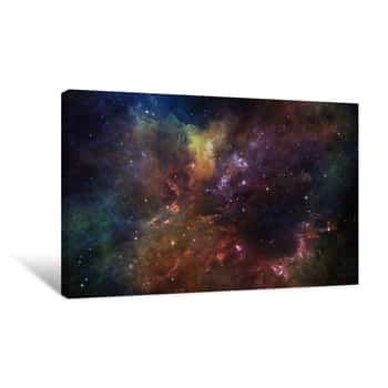 Image of Lights Of Space Canvas Print