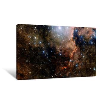 Image of Space Nebula  Elements Of This Image Furnished By NASA Canvas Print