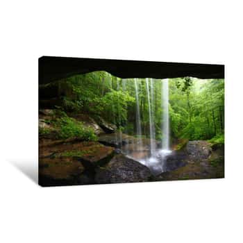 Image of Waterfall In Northern Alabama Canvas Print