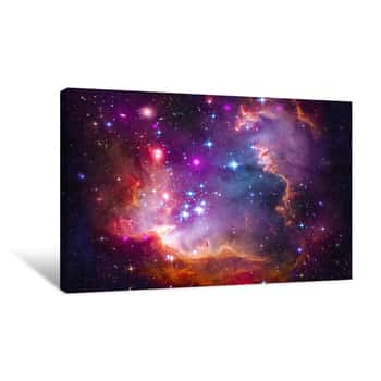Image of Distant Planet - Elements Of This Image Furnished By NASA Canvas Print