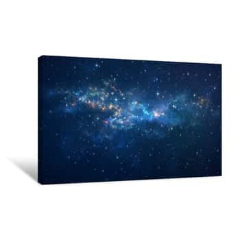 Image of Space Galaxy Background Canvas Print