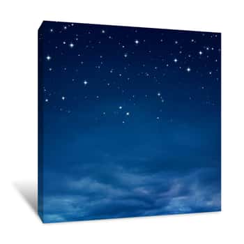 Image of Night Sky Canvas Print