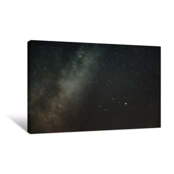 Image of Constellation Of The Lyre And Our Galaxy The Milky Way Canvas Print